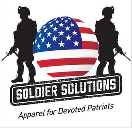SOLDIER SOLUTIONS APPAREL FOR DEVOTED PATRIOTS logo