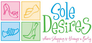SOLE DESIRES WHERE SHOPPING IS ALWAYS A PARTY logo