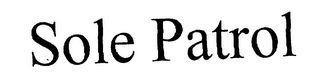 SOLE PATROL logo