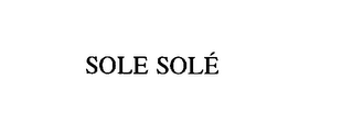 SOLE SOLE logo
