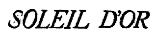 SOLEIL D'OR logo