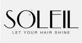 SOLEIL LET YOUR HAIR SHINE logo