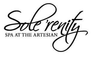 SOLE'RENITY SPA AT THE ARTESIAN logo
