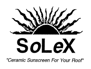 SOLEX "CERAMIC SUNSCREEN FOR YOUR ROOF" logo
