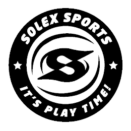 SOLEX SPORTS S IT'S PLAY TIME! logo