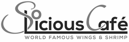 SOLICIOUS CAFÉ WORLD FAMOUS WINGS & SHRIMP logo
