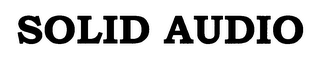SOLID AUDIO logo