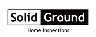 SOLID GROUND HOME INSPECTIONS logo