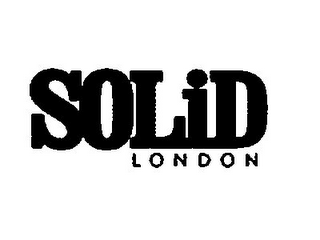 SOLID LONDON logo