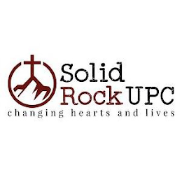SOLID ROCK UPC CHANGING HEARTS AND LIVES logo