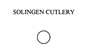 SOLINGEN CUTLERY BLACK ENTIRE MARK logo