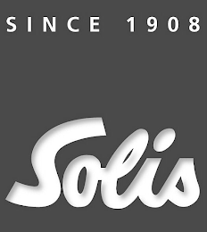 SOLIS SINCE 1908 logo