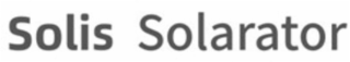 SOLIS SOLARATOR logo