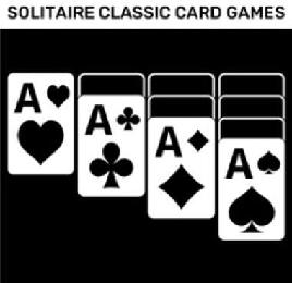 SOLITAIRE CLASSIC CARD GAMES A A A A logo