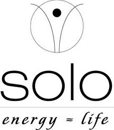 SOLO ENERGY = LIFE logo