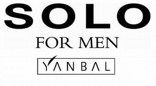 SOLO FOR MEN YANBAL logo