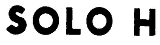 SOLO H logo