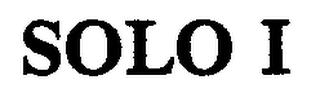 SOLO I logo
