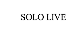 SOLO LIVE logo