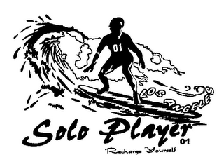 SOLO PLAYER 01 RECHARGE YOURSELF LOS ANGELES logo