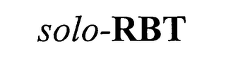 SOLO-RBT logo