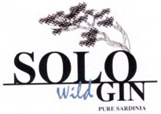 SOLO WILD GIN PURE SARDINIA logo