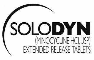 SOLODYN (MINOCYCLINE HCI, USP) EXTENDED RELEASE TABLETS logo