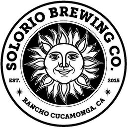 SOLORIO BREWING CO. EST. 2015 * RANCHO CUCAMONGA, CA * logo