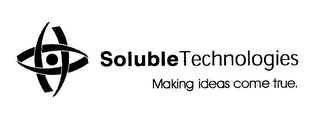 SOLUBLE TECHNOLOGIES MAKING IDEAS COME TRUE. logo