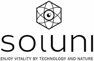 SOLUNI ENJOY VITALITY BY TECHNOLOGY AND NATURE logo