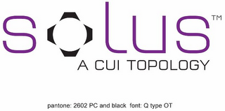 SOLUS A CUI TOPOLOGY logo