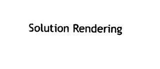 SOLUTION RENDERING SOLUTION RENDERING SOLUTION RENDERING logo