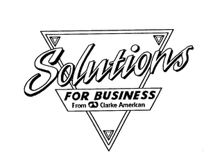 SOLUTIONS FOR BUSINESS FROM CLARKE AMERICAN logo