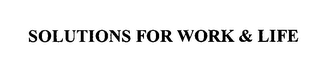 SOLUTIONS FOR WORK & LIFE logo