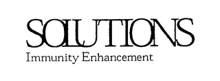 SOLUTIONS IMMUNITY ENHANCEMENT logo