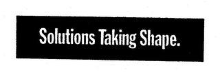 SOLUTIONS TAKING SHAPE. logo