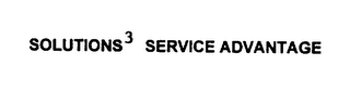 SOLUTIONS3 SERVICE ADVANTAGE logo