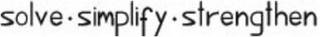 SOLVE.SIMPLIFY.STRENGTHEN logo