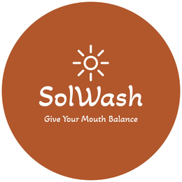 SOLWASH GIVE YOUR MOUTH BALANCE logo