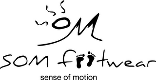 SOM SOM FOOTWEAR SENSE OF MOTION logo