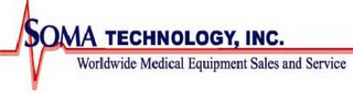 SOMA TECHNOLOGY, INC. WORLDWIDE MEDICAL EQUIPMENT SALES AND SERVICE logo