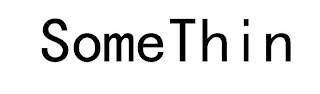 SOMETHIN logo