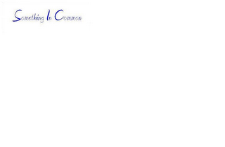 SOMETHING IN COMMON logo