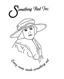 SOMETHING RED INC. EVERY ROOM NEEDS SOMETHING RED logo
