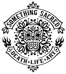 SOMETHING SACRED DEATH LIFE ART logo