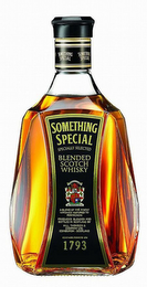 SOMETHING SPECIAL SOMETHING SPECIAL SPECIALLY SELECTED BLENDED SCOTCH WHISKY EX EDINBURGENSE AD MUNDUM HILL THOMSON & CO. LTD. A BLEND OF THE FINEST WHISKIES MATURED TO PERFECTION PRODUCED, BLENDED AND BOTTLED IN SCOTLAND BY HILL, THOMSON & COMPANY LTD. EDINBURGH - SCOTLAND ESTABLISHED IN 1793 logo