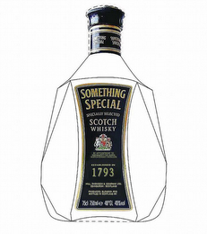 SOMETHING SPECIAL SPECIALLY SELECTED SCOTCH WHISKY BY APPOINTMENT TO HER MAJESTY THE QUEEN SCOTCH WHISKEY DISTILLERS ESTABLISHED IN 1793 HILL, THOMSON & COMPANY LTD. EDINBURGH SCOTLAND PRODUCED, BLENDED AND BOTTLED IN SCOTLAND BY 75CL 750ML E 40°GL 40%VOL logo