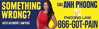 SOMETHING WRONG? AUTO ACCIDENT LAWYERS CALL ANH PHOONG P PHOONG LAW 866-GOT-PAIN logo