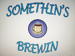 SOMETHIN'S BREWIN logo