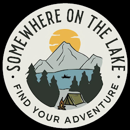 SOMEWHERE ON THE LAKE FIND YOUR ADVENTURE logo